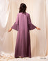 Elegant Mandarin Collar Pleated Sleeve Dress 54221